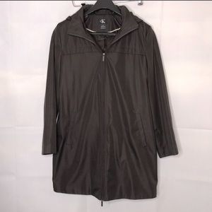 Calvin Klein overcoat with hood